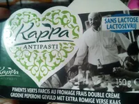 Kappa antipasti Piments verts farcis au fromage frais double crème