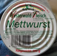 Mettwurst gekocht