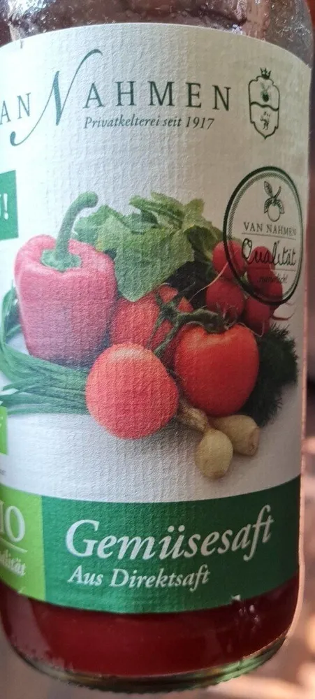 Bio-Gemüsesaft aus Direktsaft