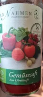 Bio-Gemüsesaft aus Direktsaft