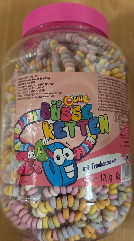 SÜSSE KETTEN mit Traubenzucker