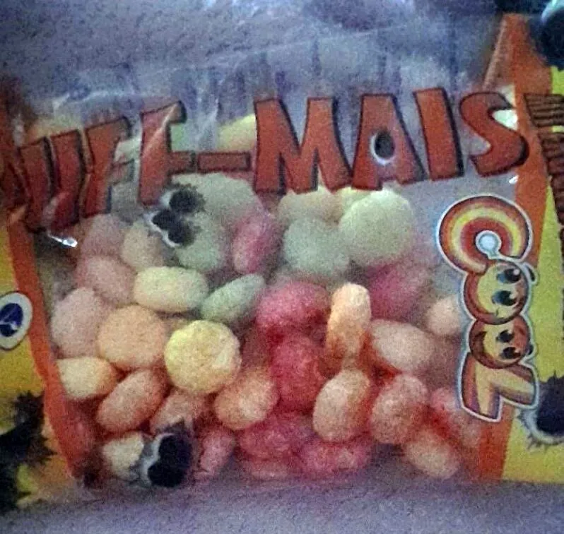 PUFF-MAIS MIT FRUCHTGESHMACK