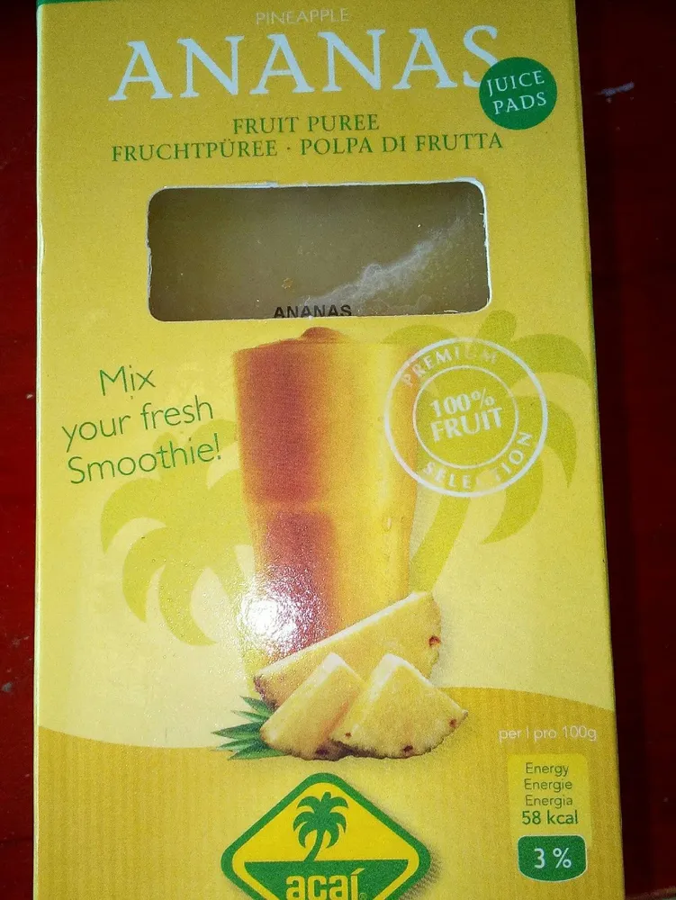 Pulpe de fruit ananas