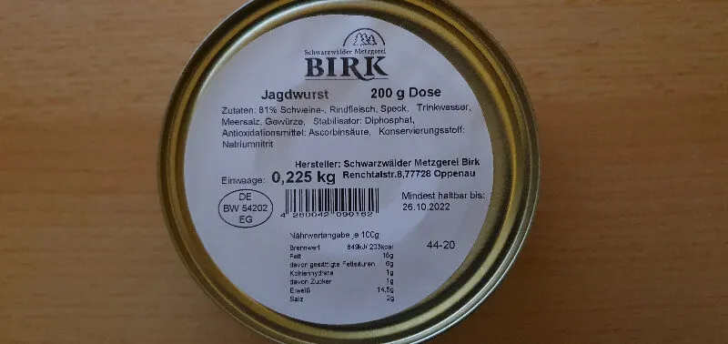 Jagdwurst