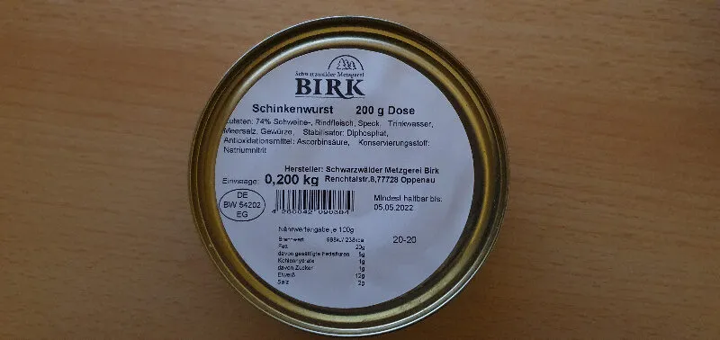 Schinkenwurst