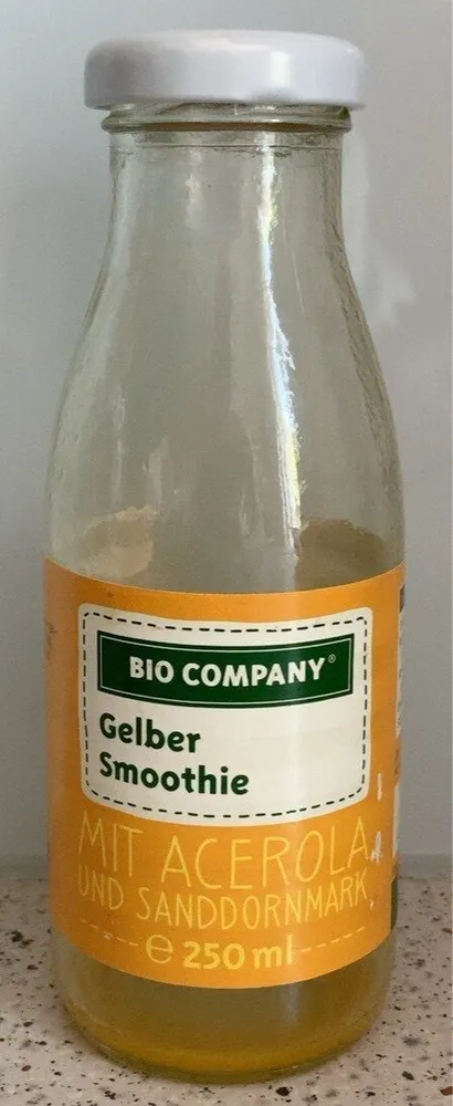 Gelber smoothie
