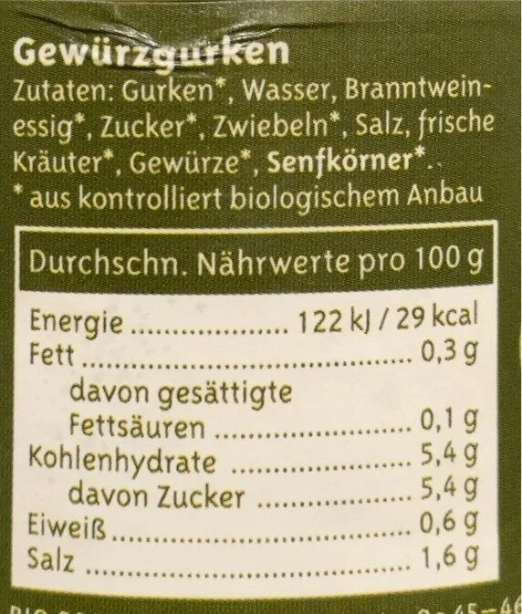 Spreewälder Gurken Gewürzgurken