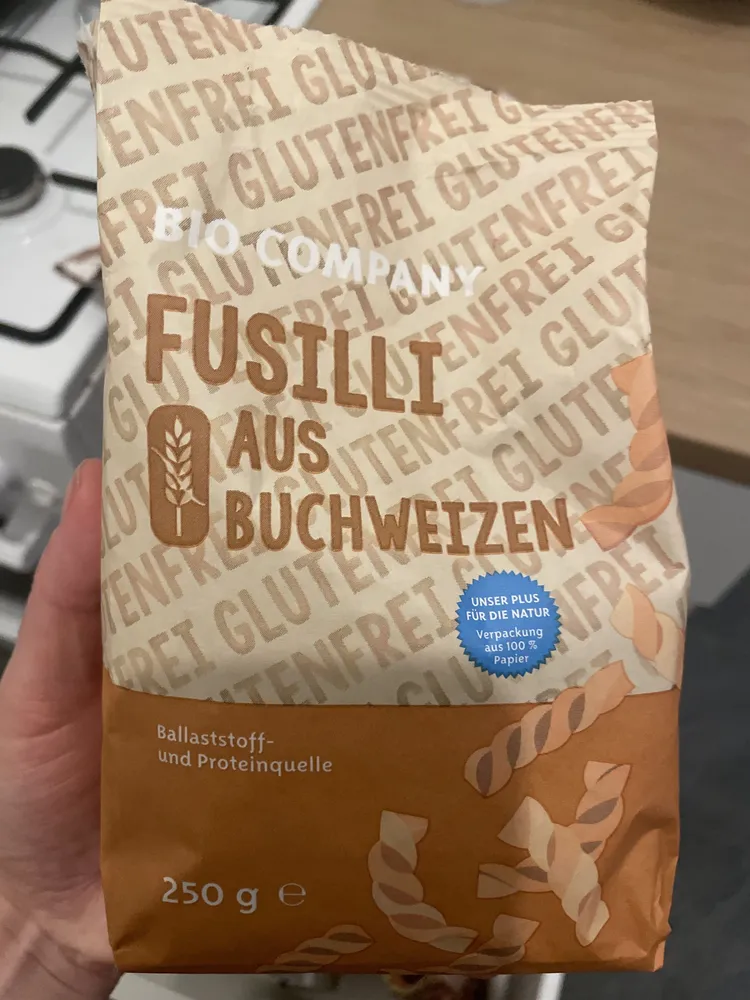 FUSILLI AUS BUCHWEIZEN