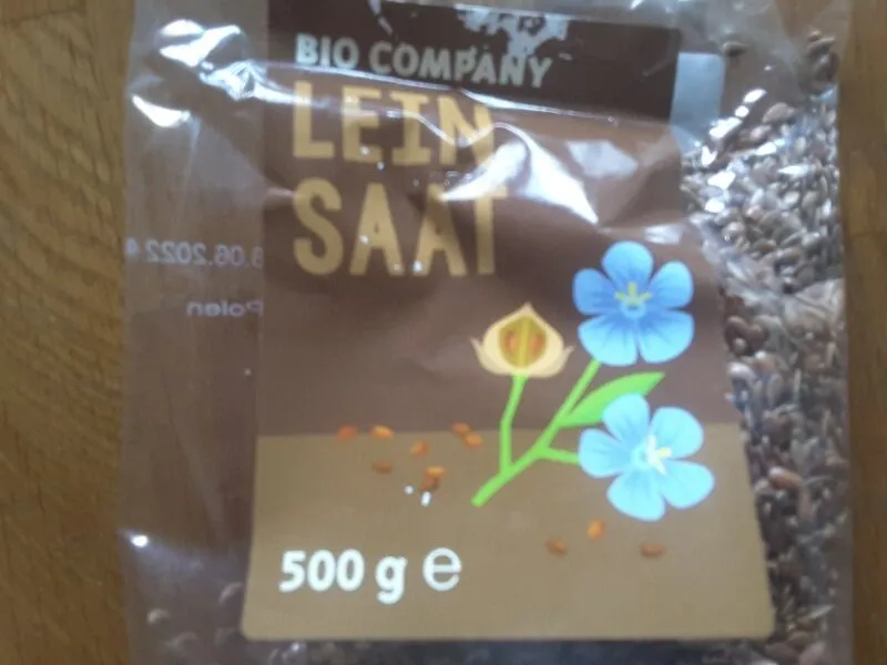 Leinsaat, ganz