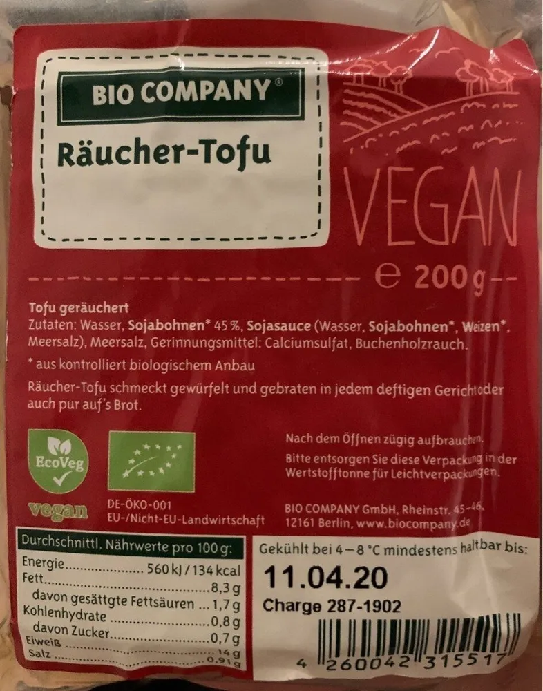 Tofu fumé