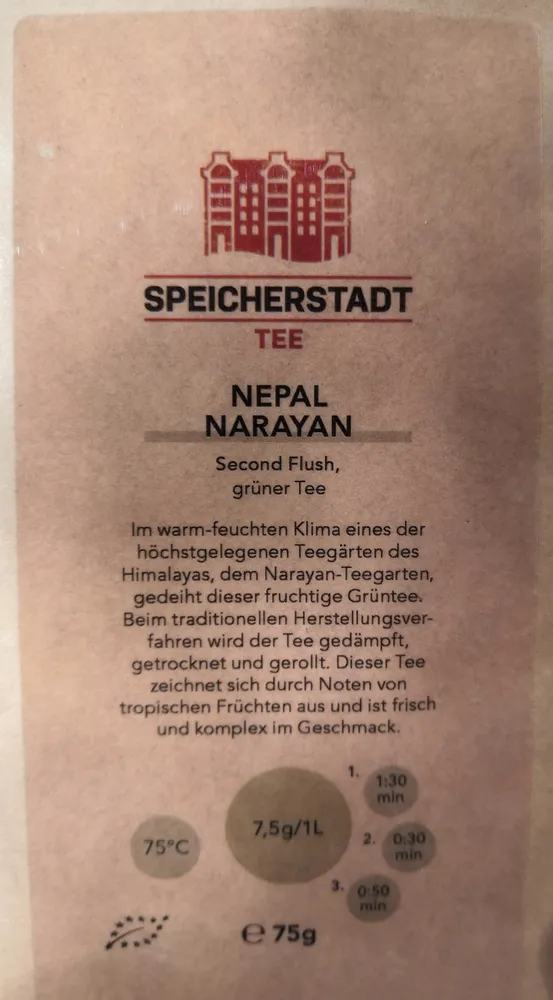 Speicherstadt Tee Nepal Narayan