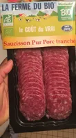 Saucisson pur porc tranché
