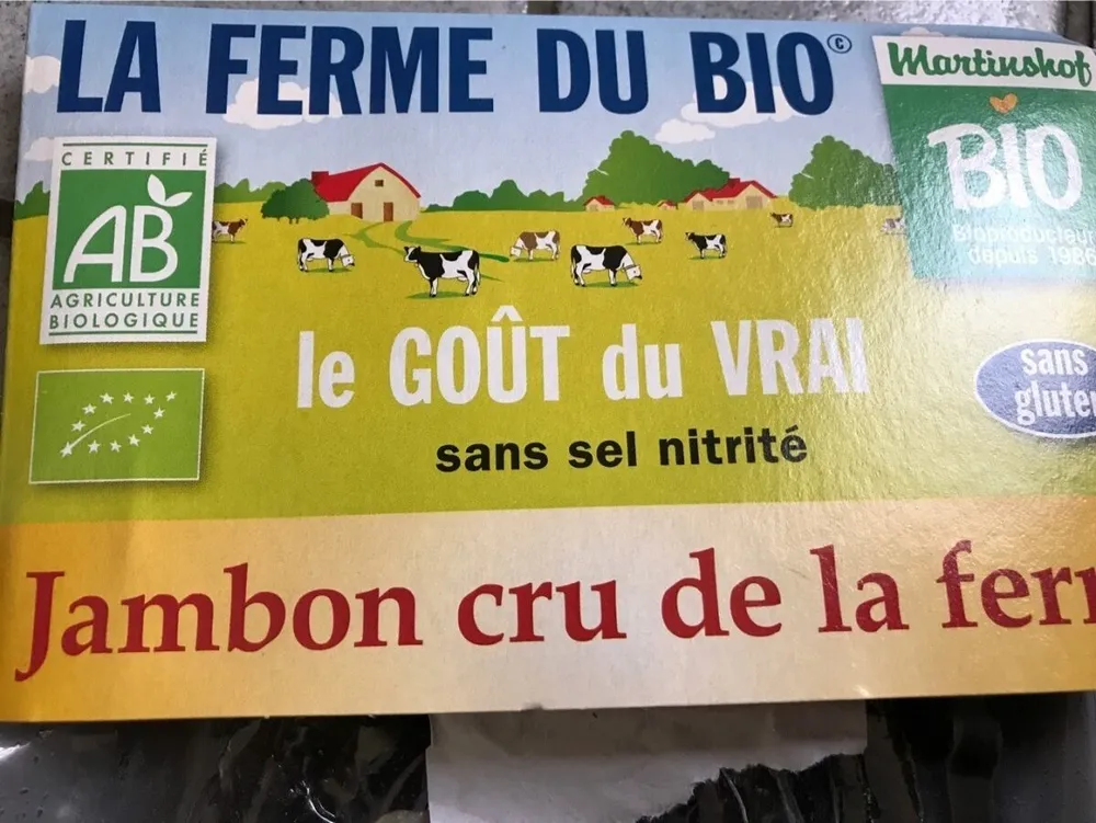 Jambon cru de la ferme