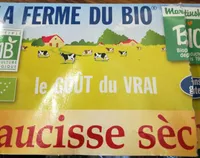 Saucisse sèche bio