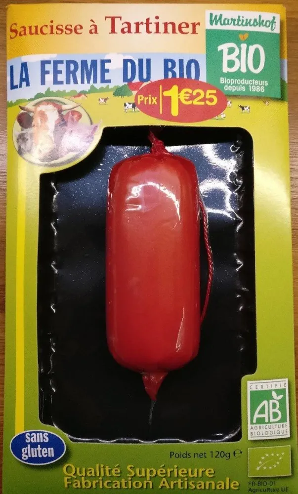 Saucisse à Tartiner Bio