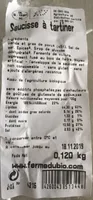 Saucisse à tartiner