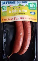 Saucisse pur boeuf à cuire