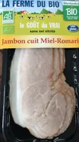 Jambon cuit miel romarin