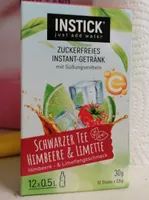 Instick schwarzer Tee Himbeere & Limette