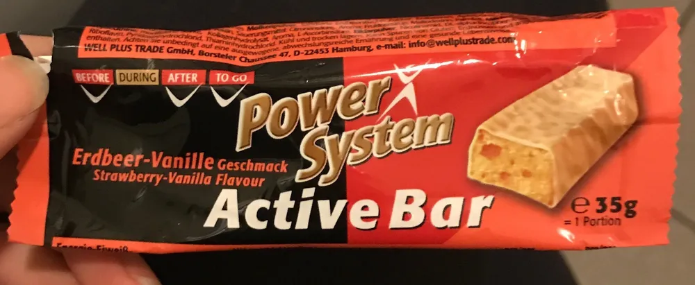 Active bar Erdbeer-Vanille