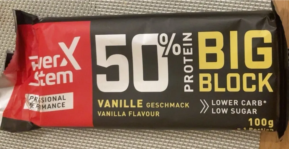 Protein Big Block Vanillegeschmack