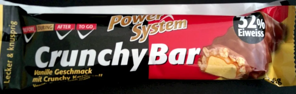 CrunchyBar Vanille Geschmack mit Crunchy Karamell
