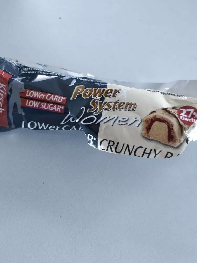 Lower Carb Crunchy Bar, Kirsch