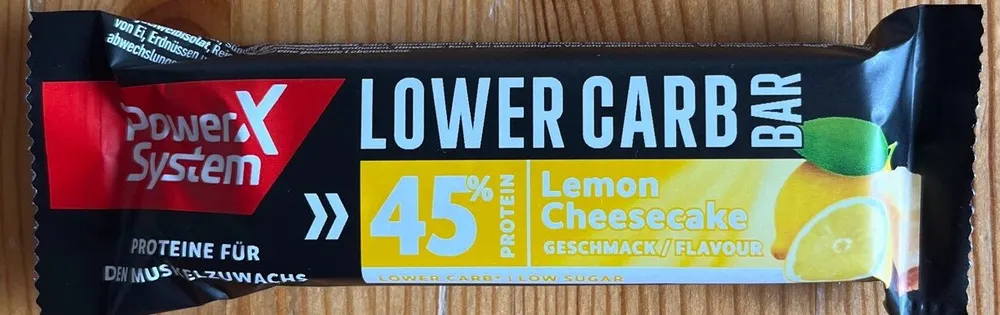 LOWER CARB BAR Lemon Cheesecake