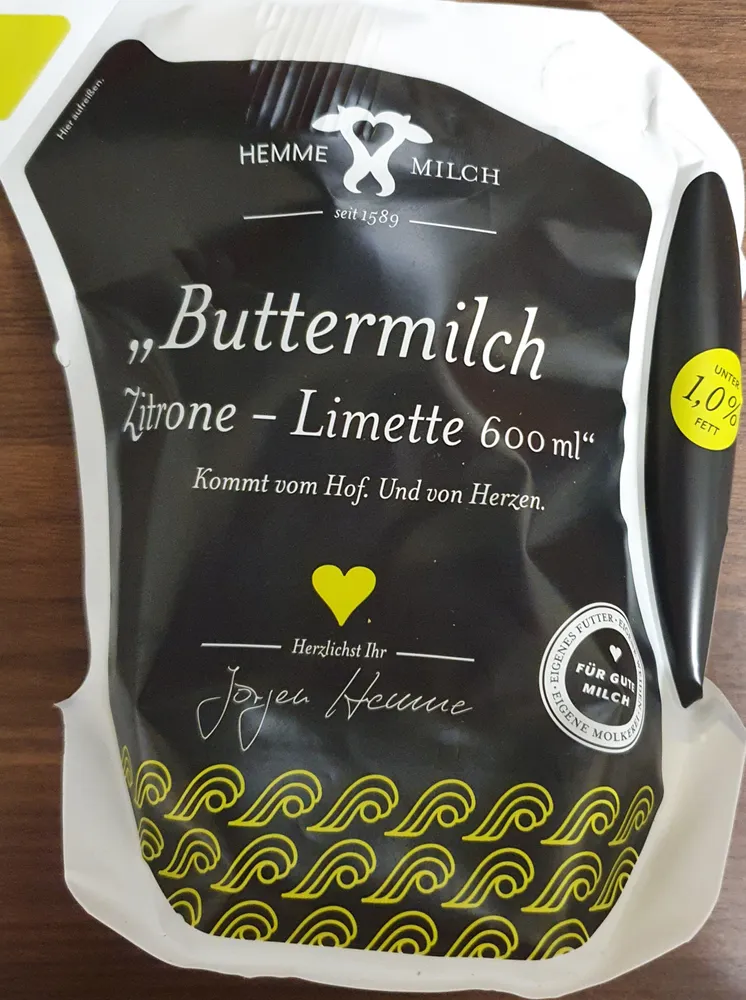 Buttermilch Zitrone Limette