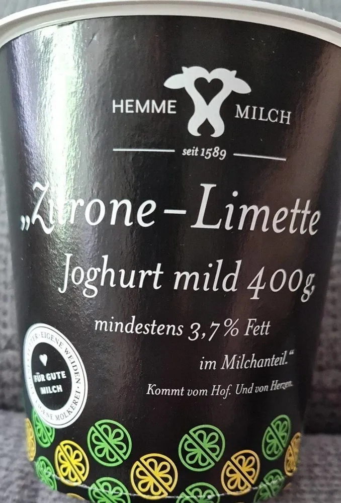 Zitrone-Limetten Joghurt mild