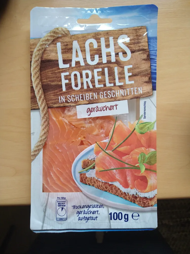 Lachs forelle geräuchert