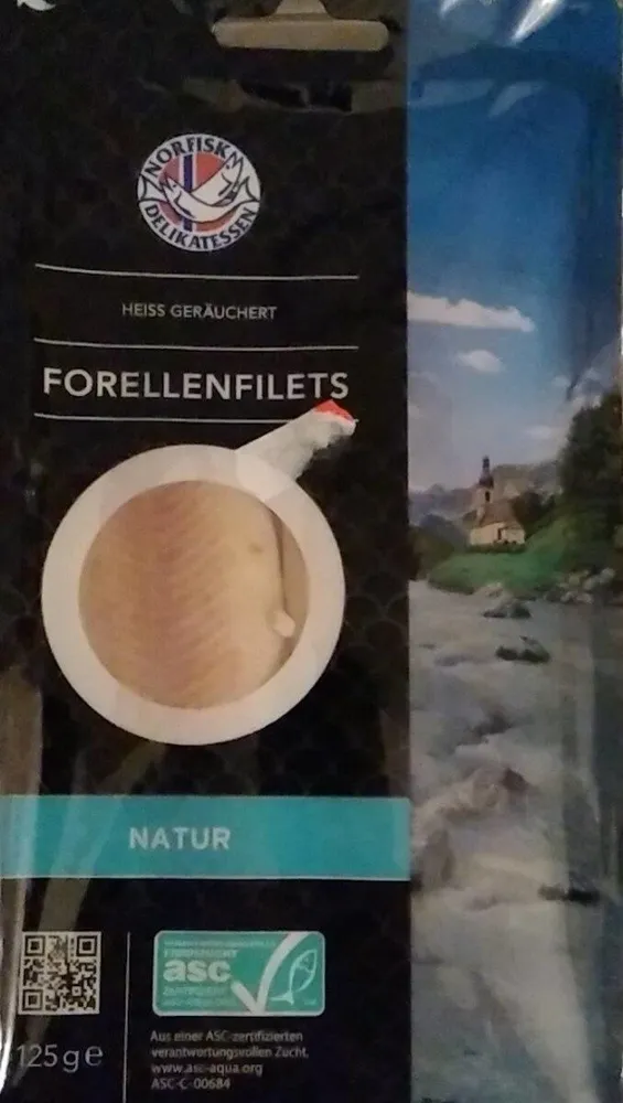 HEISS GERÄUCHERT FORELLENFILETS NATUR