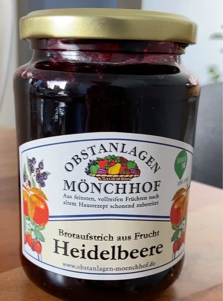 Brotaufstrich aus Heidelbeere
