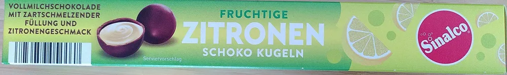 Fruchtige Zitronen Schokokugeln