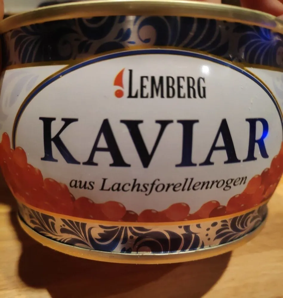 Kaviar aus Lachsforellenrogen
