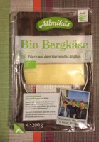 Allgäu Milch Käse Allmikäs Bio Bergkäse