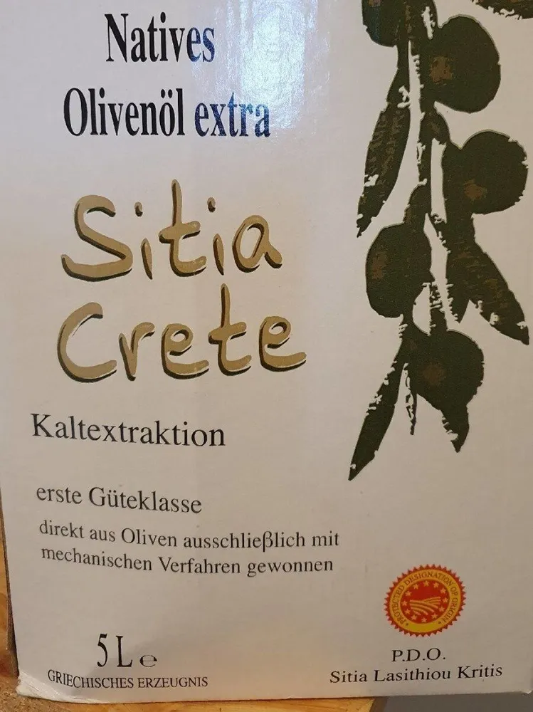 Sitia Crete Natives Olivenöl extra