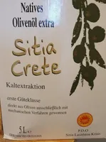 Sitia Crete Natives Olivenöl extra