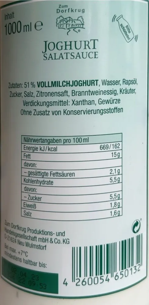 Joghurt-Salatsauce