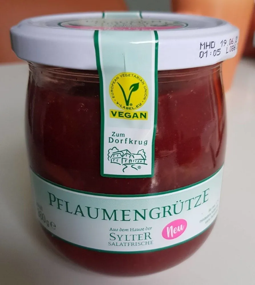 Pflaumengrütze