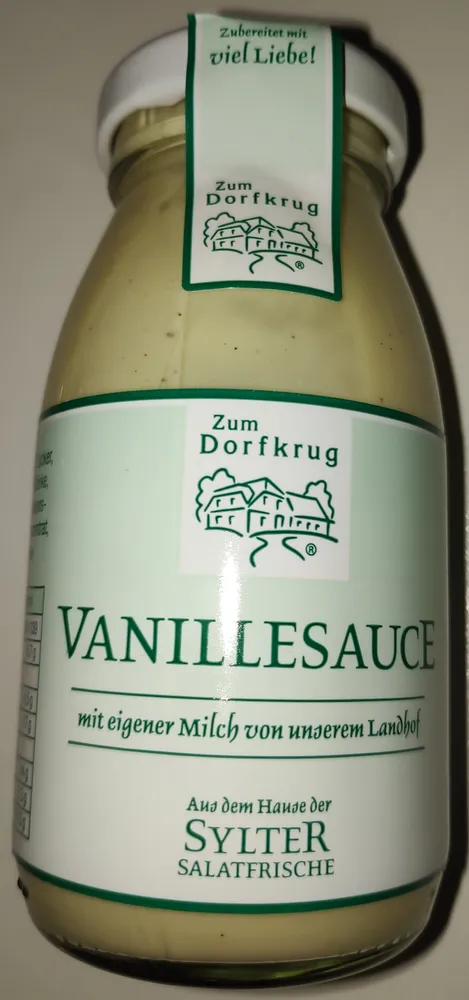 Zum Dorfkrug Vanillesauce