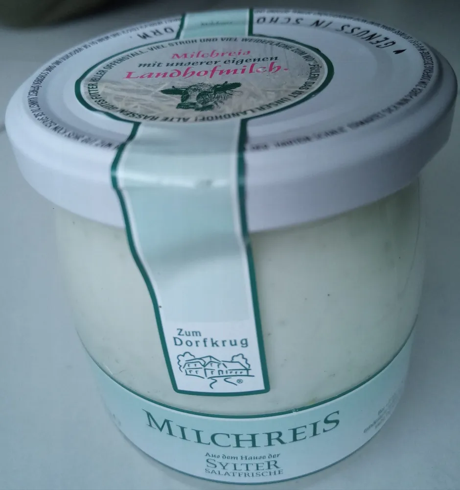 Zum Dorfkrug Milchreis 4260054653805 Milchreis