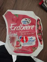 Frische Vollmilch Erbeere