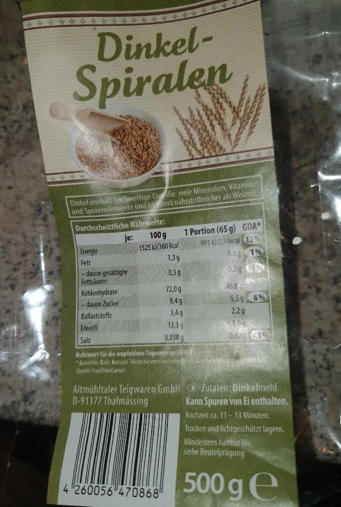 Dinkel -Spiralen