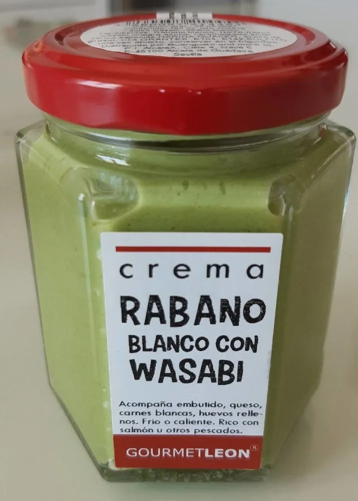 Crema Rábano blanco con Wasabi