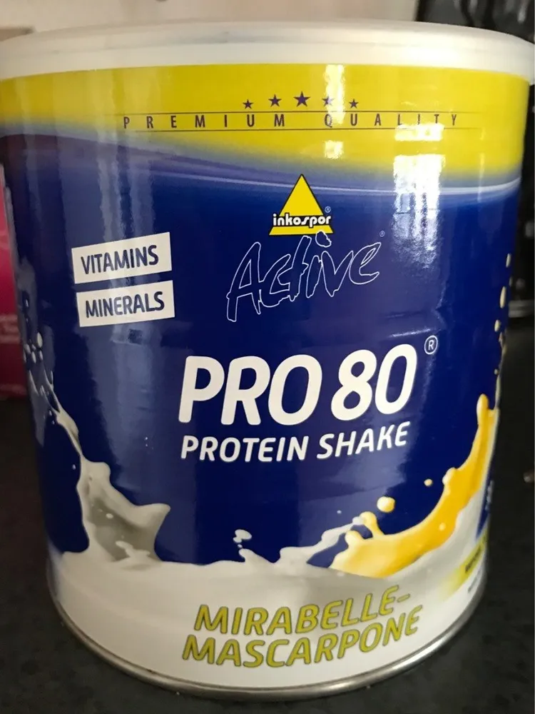 Eiweißshake Active Pro 80, Mirabelle Mascarpone