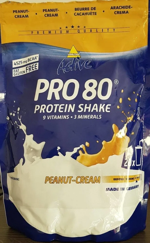 Pro80 Protein Shake, Peanut Cream