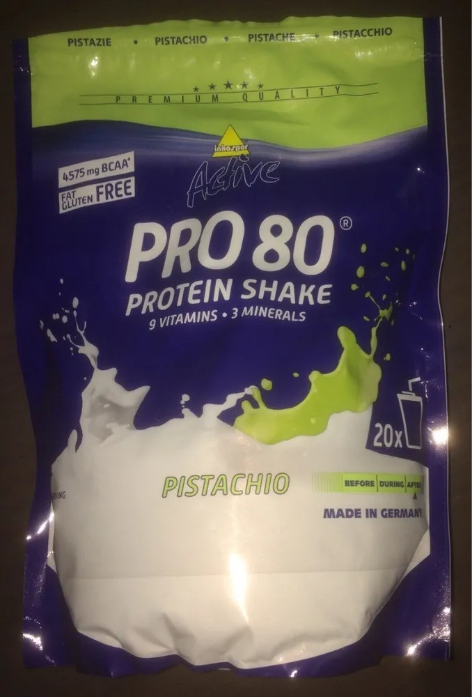 Inkospor Active Pro 80 Protein Shake, Pistazie