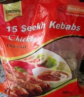 15 Seekh kebabs chicken