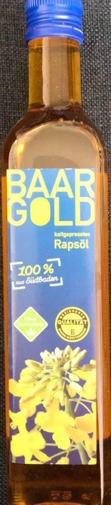 Kaltgepresstes Rapsöl